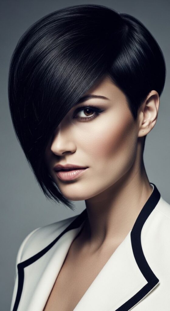 Asymmetrical Pixie Cut