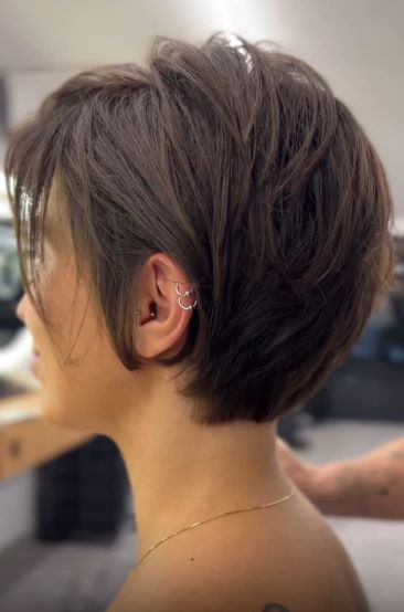 Asymmetrical Pixie Cut