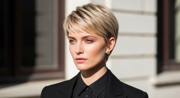 Blonde Short Pixie Haircuts