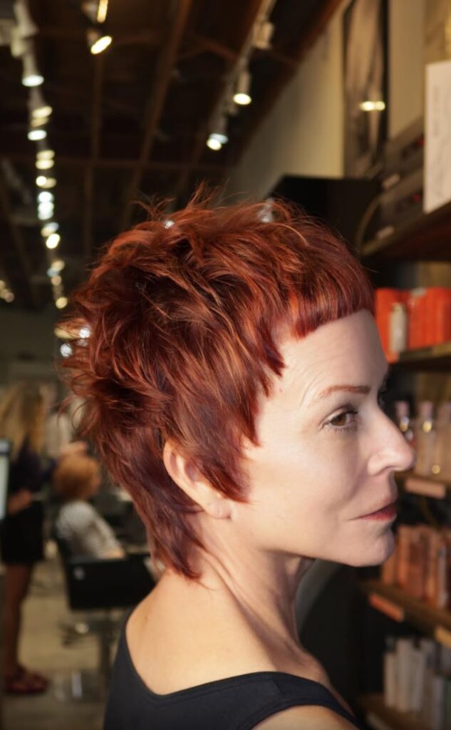 Bold Colored Pixie with Edge