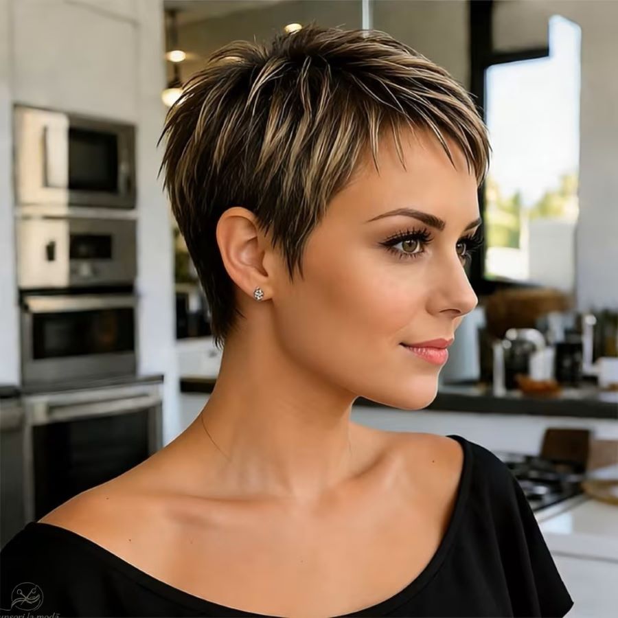 Choppy Pixie with Light Texture