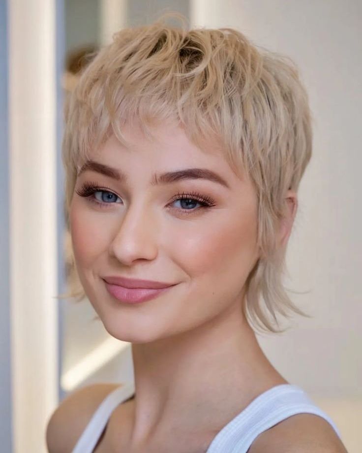 Classic Blonde Pixie Cut