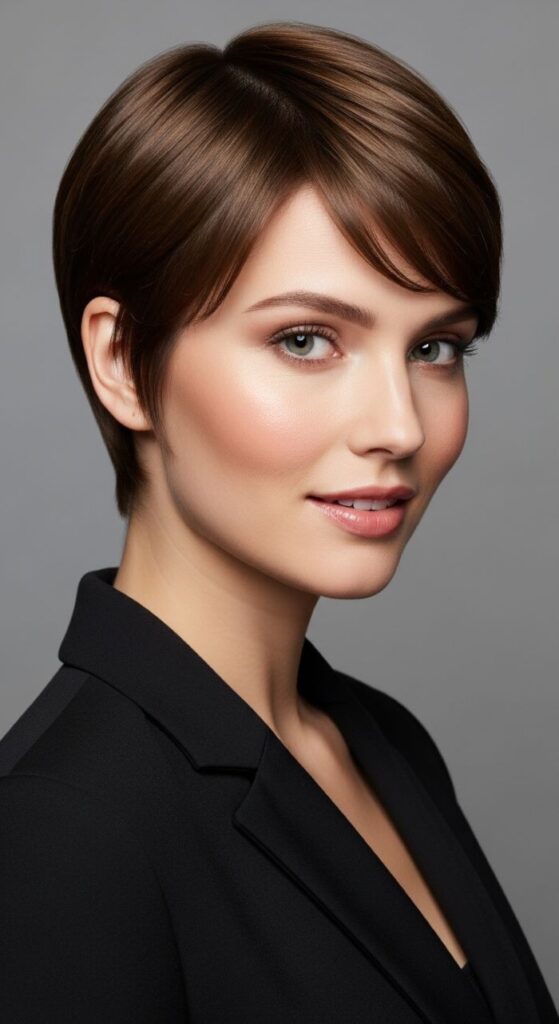 Classic Pixie with Neat Shape