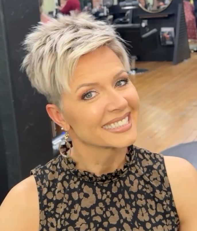 Disconnected Pixie with Bold Contrast