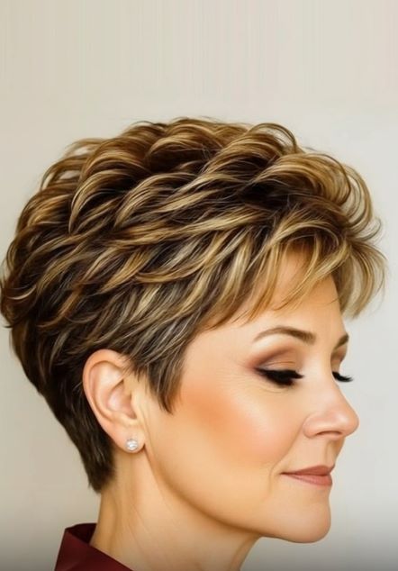 Feathered Crown Pixie for Soft Lift