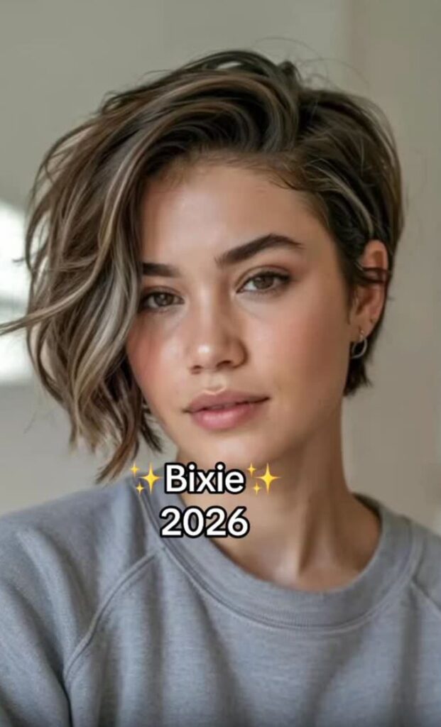 Layered Pixie Bob Hybrid