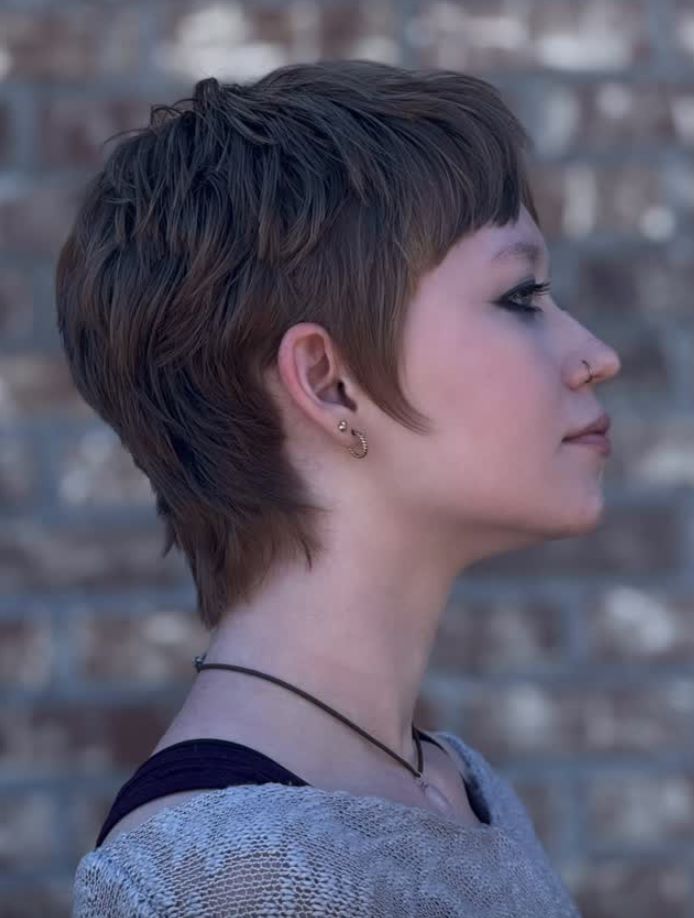 Long Top Pixie with Short Sides