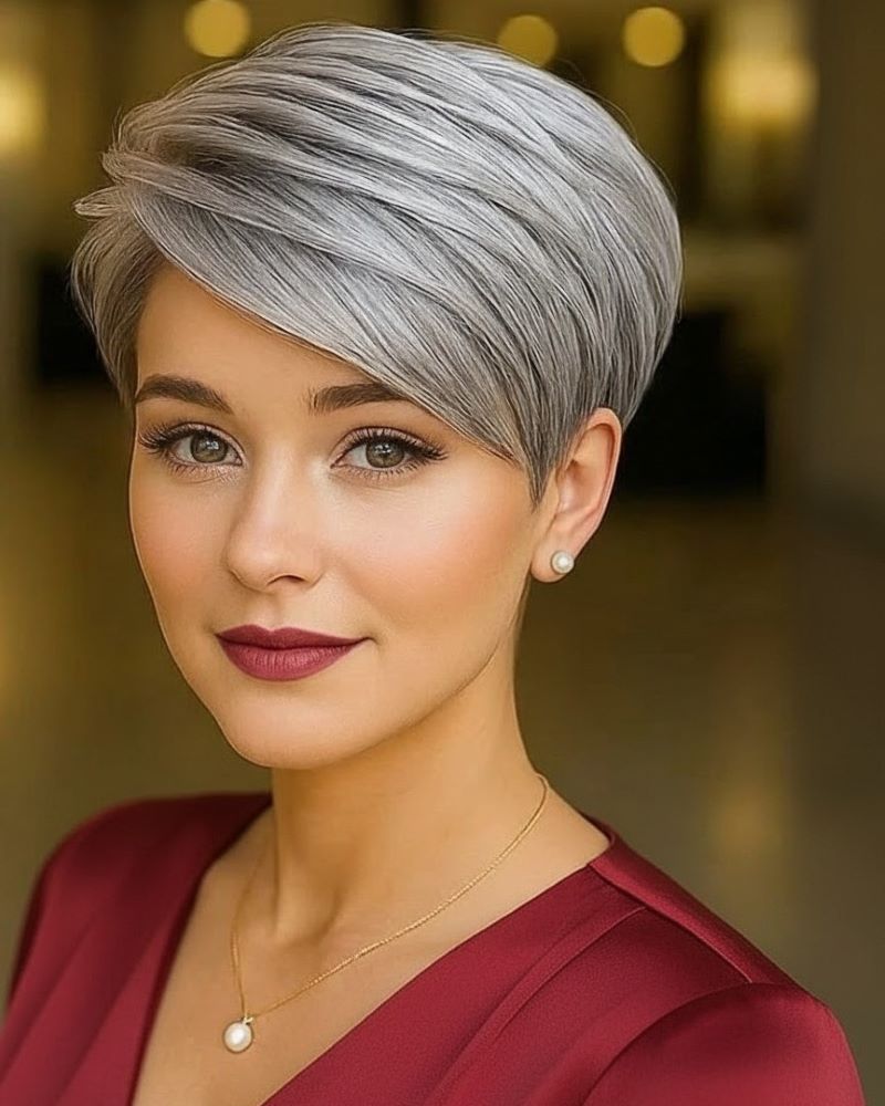 Messy Blonde Pixie