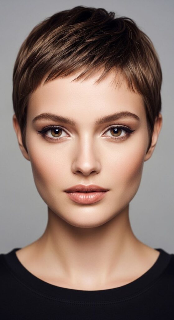 Minimalist Close Crop Pixie