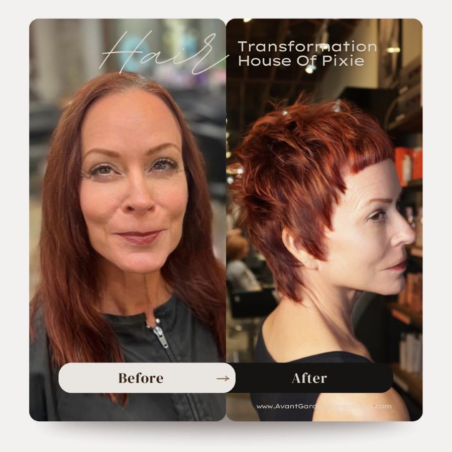 Pixie with Long Crown Layers