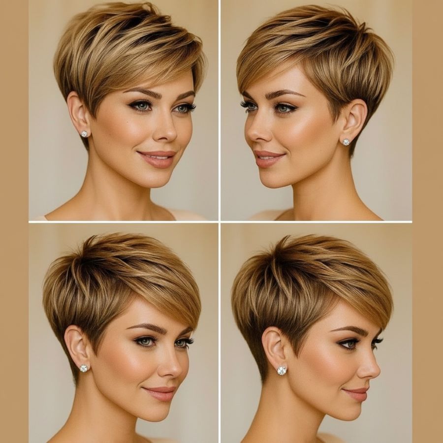 Pixie with Subtle Highlights