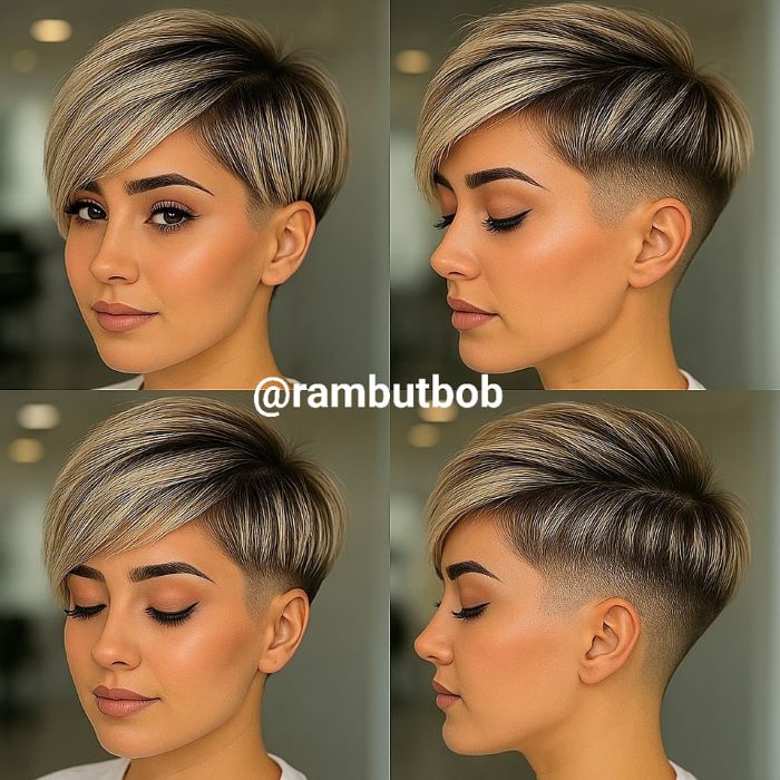 Pixie with Undercut Detail