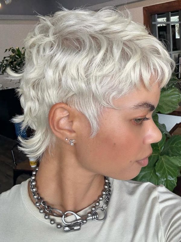 Platinum Blonde Pixie