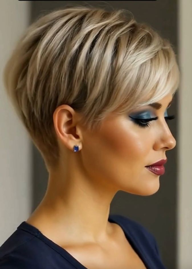 Polished Pixie with Smooth Bangs