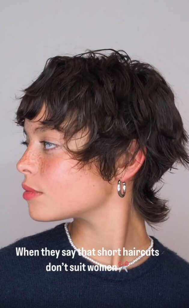 Shaggy Pixie with Uneven Layers
