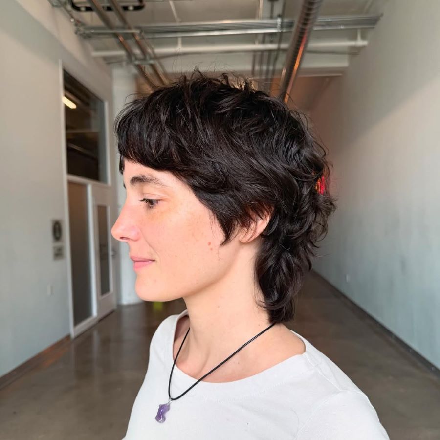 Shaggy Pixie with Volume