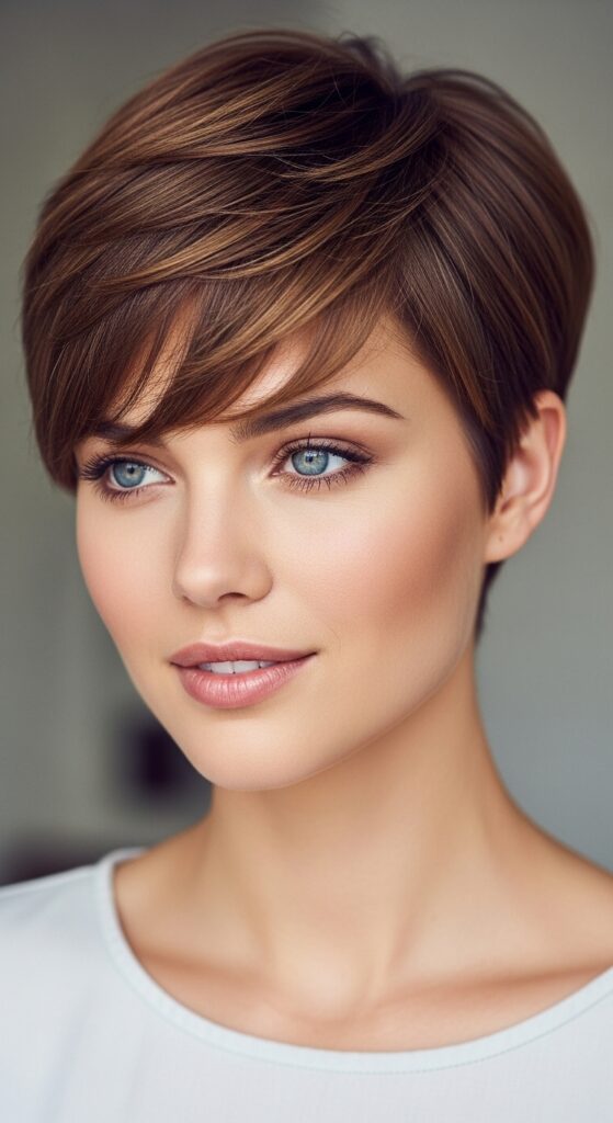Short Crop Pixie for Easy Care
