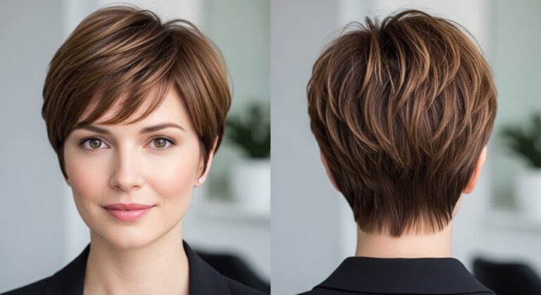 Short Pixie Haircuts Front and Back