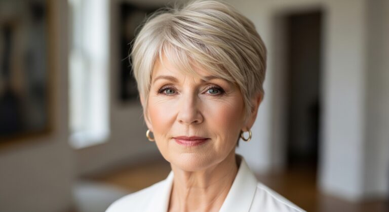Short Pixie Haircuts for Senior Women