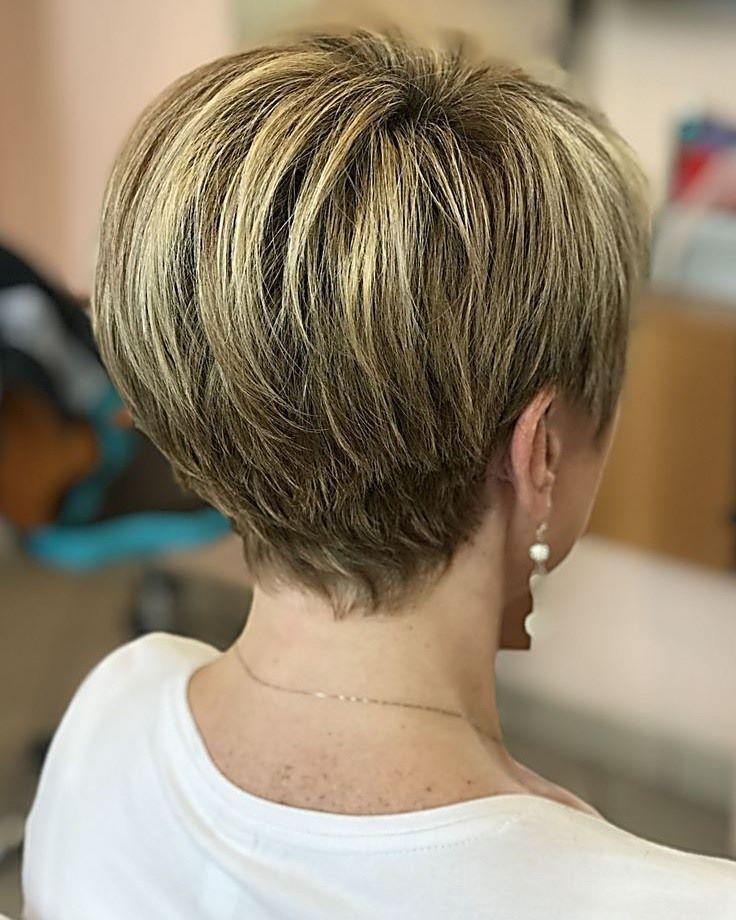Side-Parted Pixie with Volume Lift