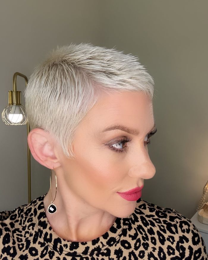 Side-Swept Pixie Style