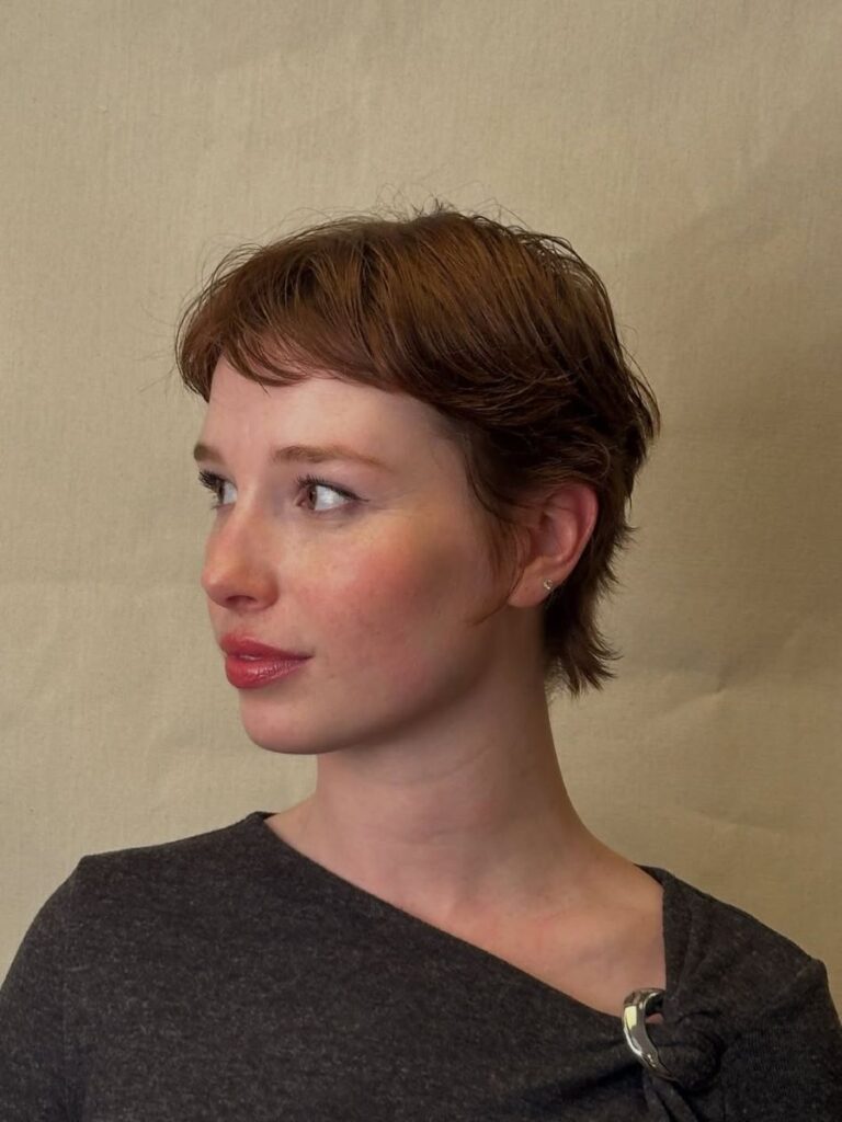 Sleek Pixie with Tucked Sides