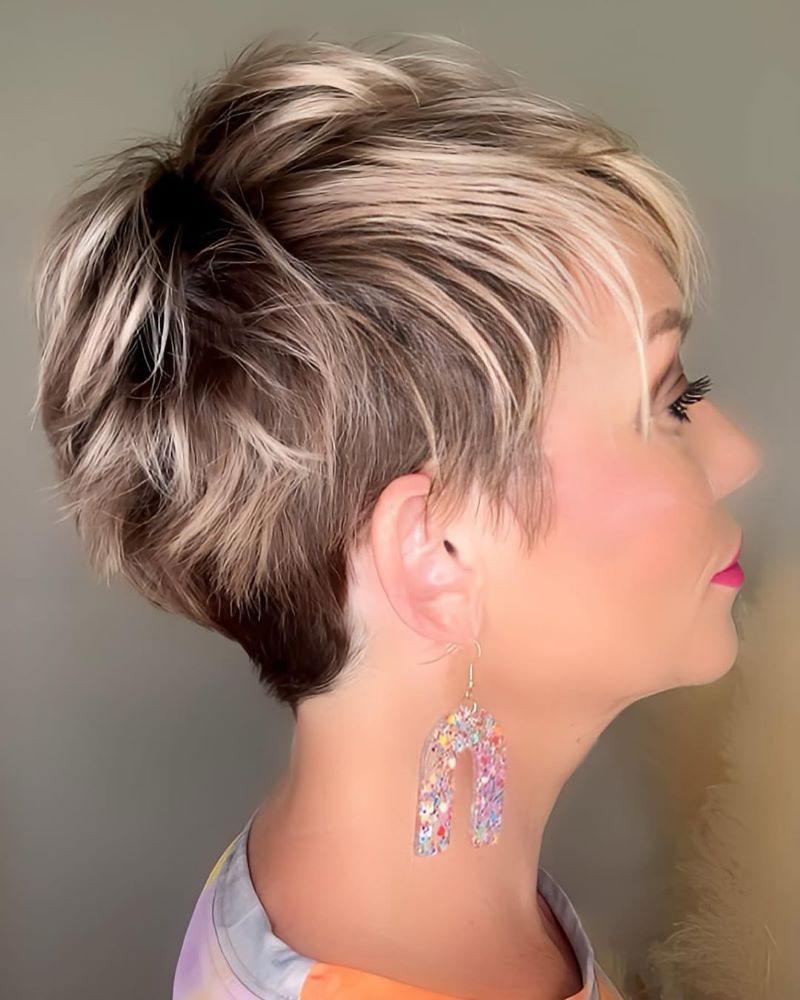 Sleek Straight Pixie Cut