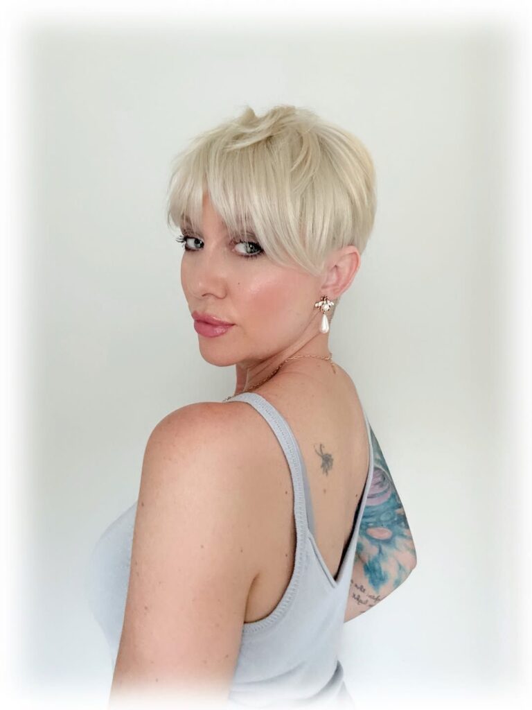 Slicked Back Pixie for a Clean Look