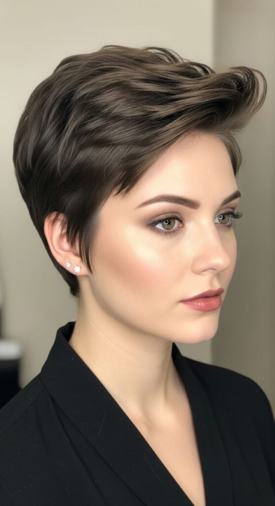 Tapered Pixie with Volume