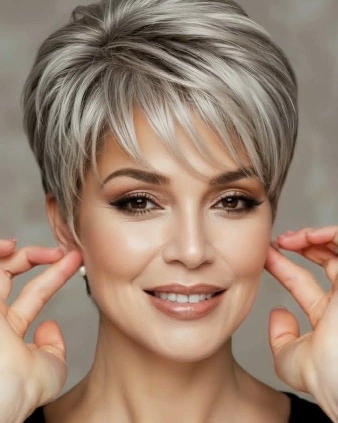 Textured Crown Pixie for Added Lift