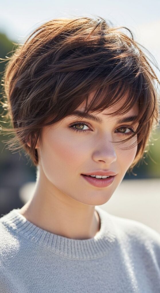 Textured Pixie Cut