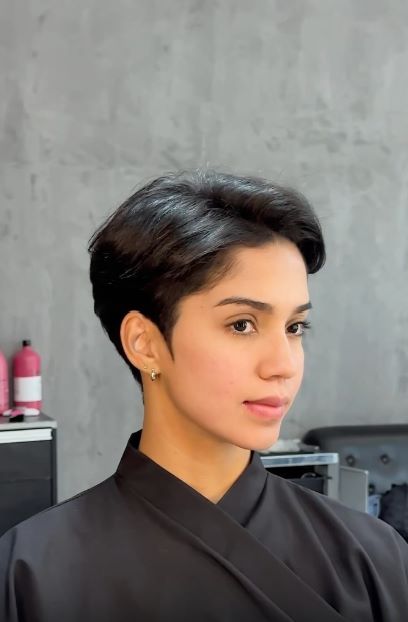 Textured Pixie with Choppy Layers