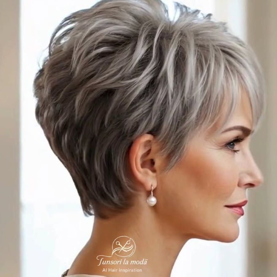 Textured Pixie with Lifted Crown