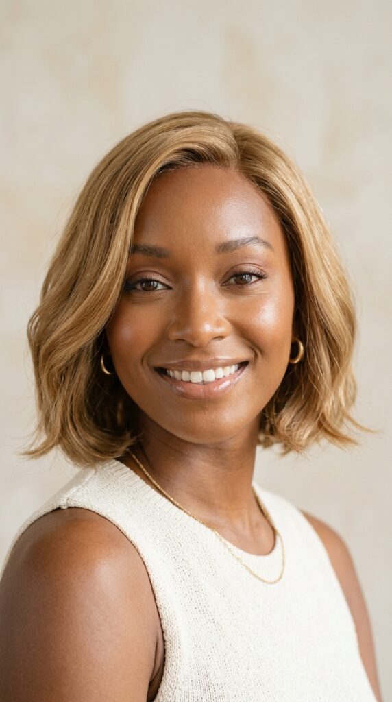 Honey Blonde Bob Wig