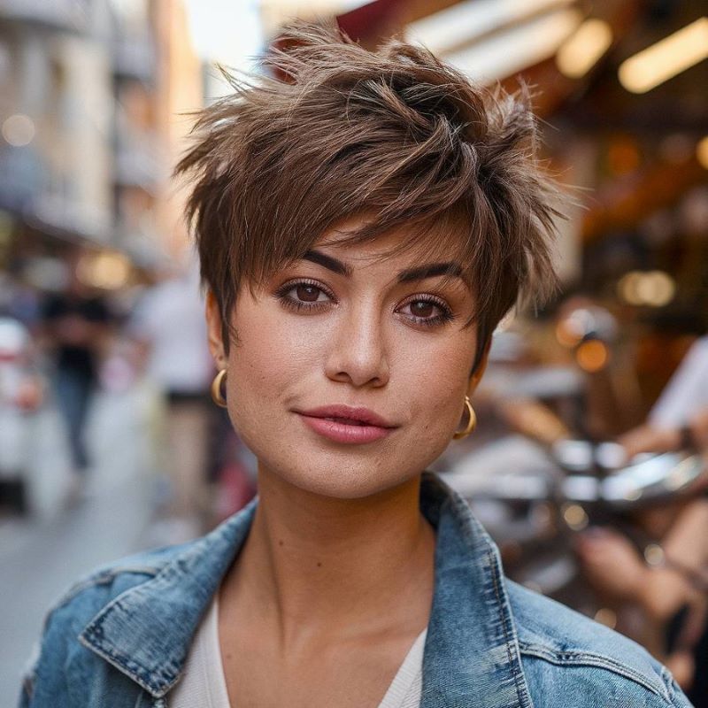 Choppy Textured Pixie