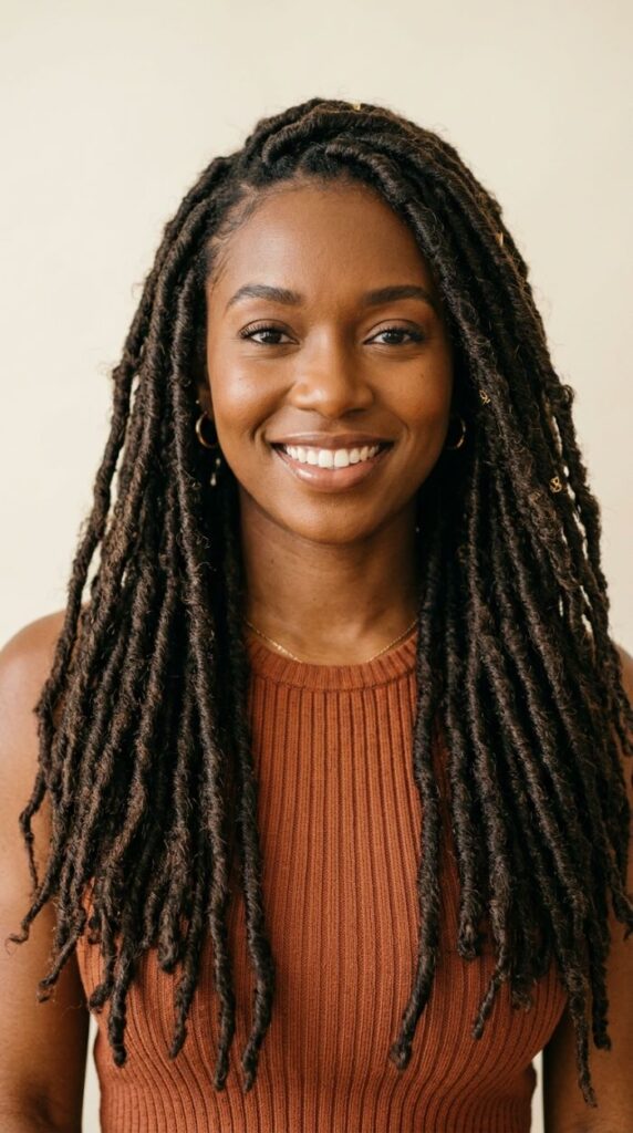 Crochet Wig with Faux Locs