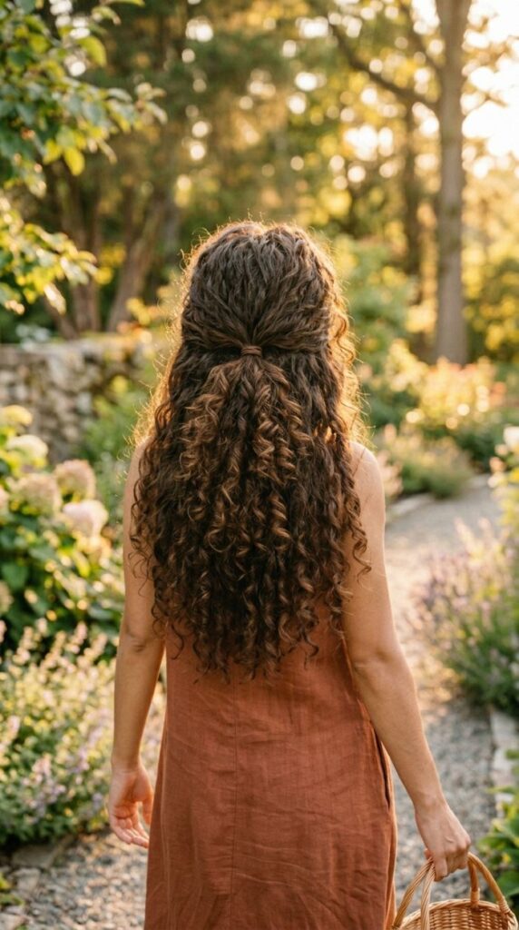 The Low Half Up Pony