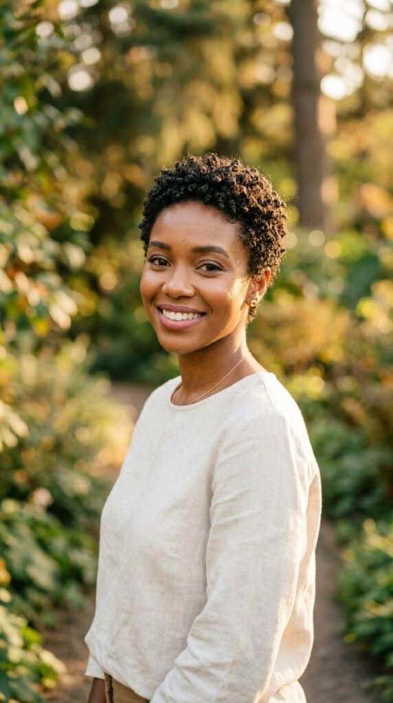 Tiny Afro Pixie