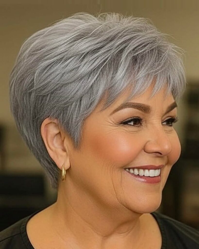 Volumized Crown Pixie