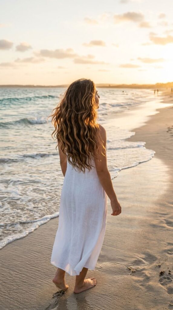 Beachy Bronze Waves