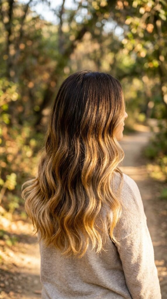 Chocolate Brown with Golden Ends