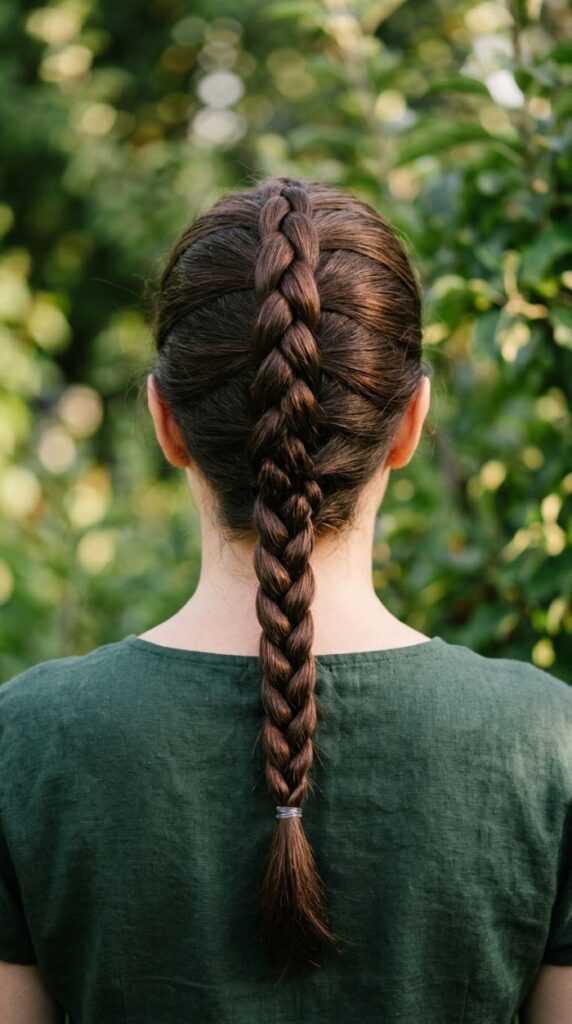 Classic Single Dutch Braid