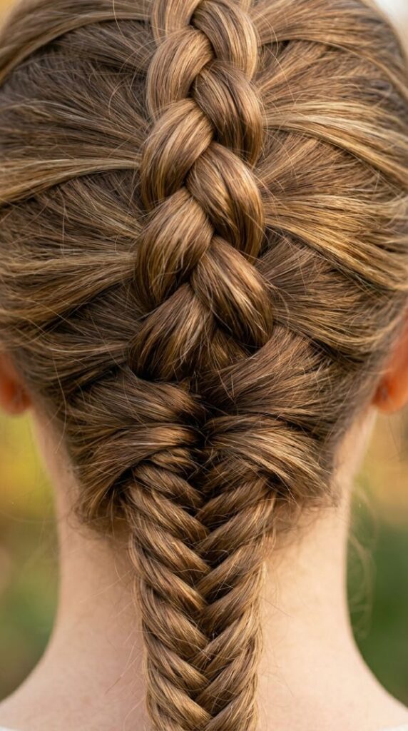 Dutch Braid Fishtail Combo