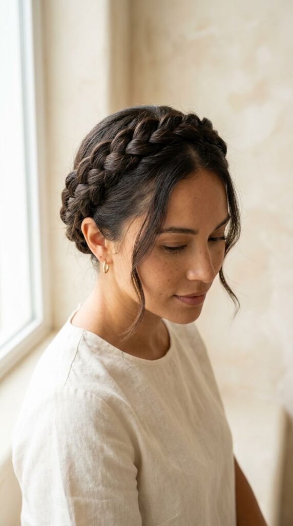 Dutch Crown Braid