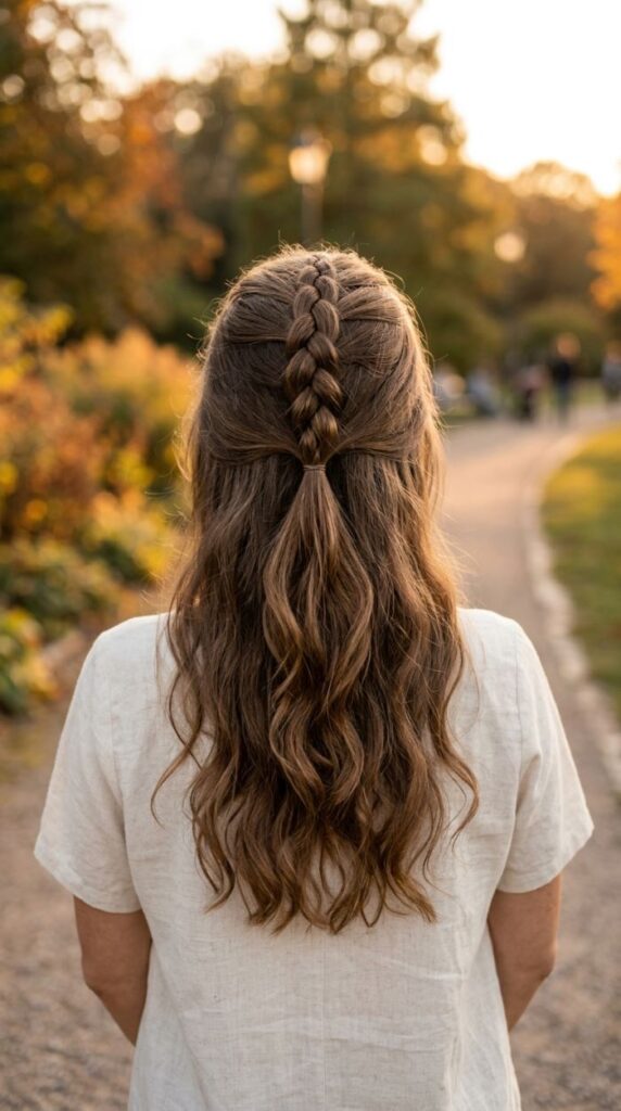 Half-Up Dutch Braid