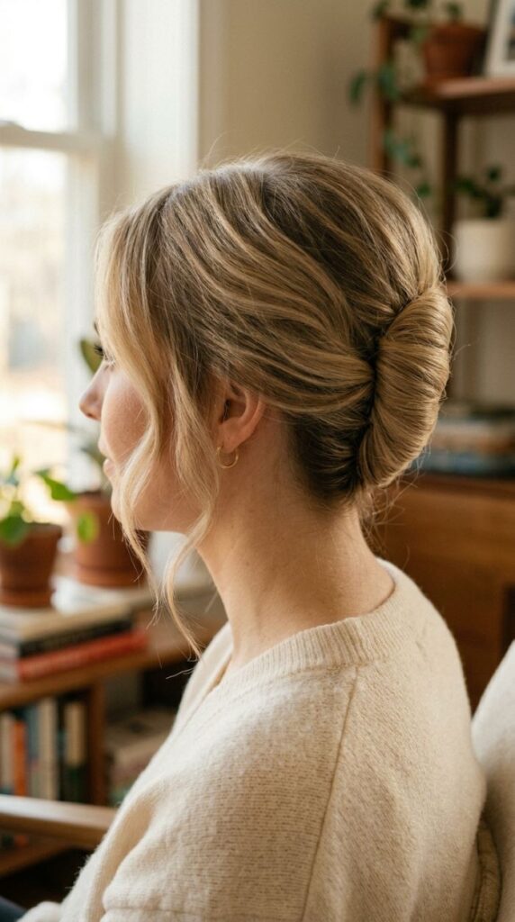 Loose French Tuck Updo