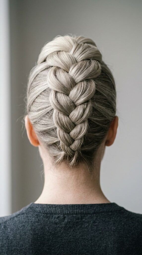 Reverse Dutch Braid