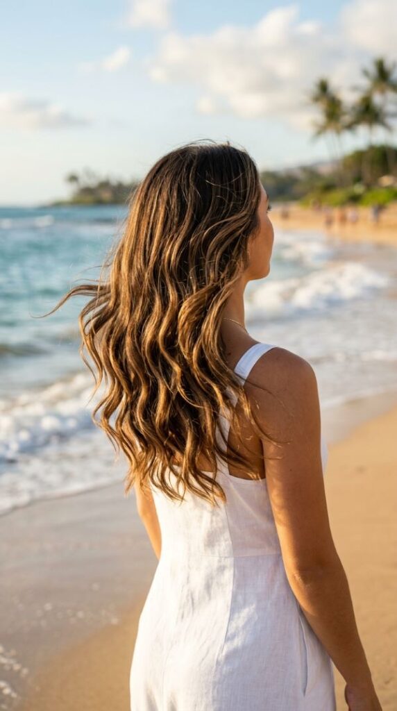 Sandy Brown Sun-Kissed Finish