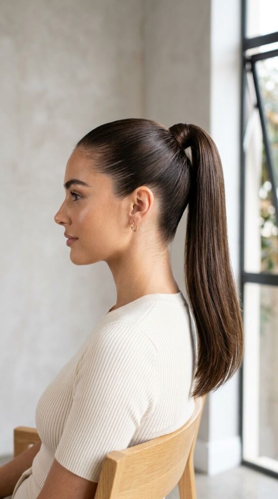 Sleek High Ponytail