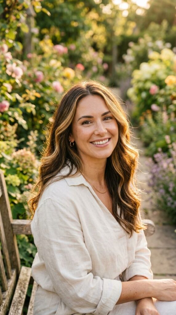 Soft Honey Face-Framing Highlights